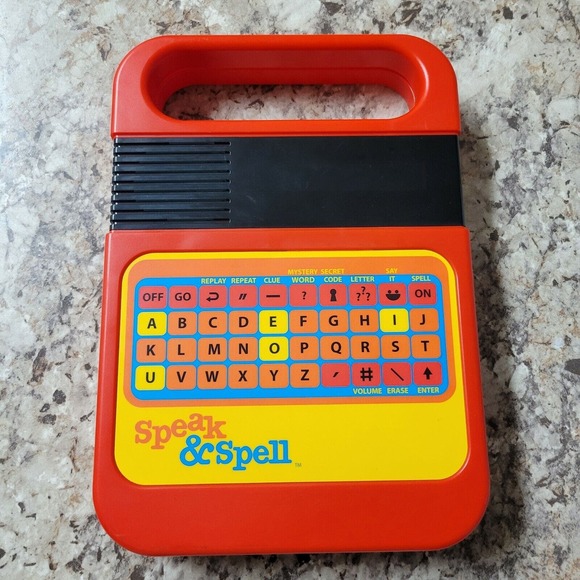 Speak & Spell Learning Electronic Talking Toy - Picture 1 of 6